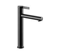 KEUCO IXMO Pure Mitigeur monocommandé pour lavabo 210, sans vidage à tirette, saillie 160mm, 59510371100, Couleur: Noir Mat