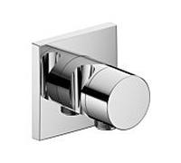 Keuco IXMO Pure robinet d'arrêt 59541010202 chromé, encastré, carré, raccord de tuyau/support de douche