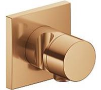 Keuco IXMO Pure robinet d'arrêt 59541030202 bronze brossé, encastré, carré, raccord de tuyau/support de douche