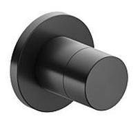 Keuco IXMO Pure robinet d'arrêt 59541130001 installation encastrée, chrome noir brossé, rond, pour 1 Verbraucher