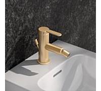 KEUCO IXMO Raccord de bidet plat 59509253000 projection 110mm, avec garniture de vidage , laiton brossé
