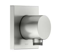 KEUCO IXMO raccord de tuyau, forme de rosace carrée, 59547060002, Couleur: acier inoxydable