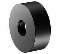 Keuco IXMO - Rosace de couverture prolongée 25 mm, noir mat 59545370281