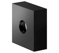 Keuco IXMO - Rosace de couverture prolongée 25 mm, noir mat 59545370282