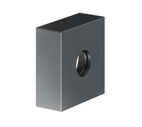 Keuco IXMO - Rosace de recouvrement rallongée 25 mm, chrome noir brossé 59545130282