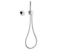 Keuco Ixmo set de douche 12 59607010001 avec thermostat de douche, rosace ronde, chromé