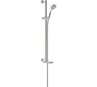Keuco Ixmo set de douche 59587070901 Inox -finish / blanc, avec Inox douche, rosace ronde