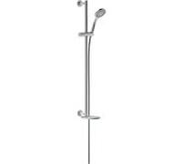 Keuco Ixmo set de douche 59587170901 finition aluminium / blanc , avec mitigeur de douche, rosace ronde