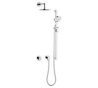 Keuco IXMO set de douche 59605010001 chromé , thermostat, 2 Verbraucher , rosette ronde