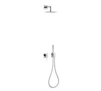 Keuco IXMO - Set de douche avec mitigeur encastré, 25x25 cm, chrome 59603010002