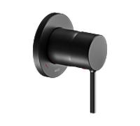 KEUCO Mitigeur monocommande encastré IXMO Soft rosace ronde Noir mat 59551370201