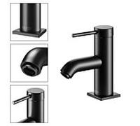Keuco Keuco Mitigeur lavabo monocommande 60 IXMO Soft bec 94 mm, sans garniture, noir mat Quantité:1