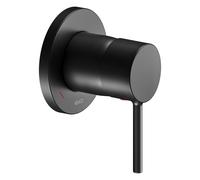 KEUCO Mitigeur monocommande encastré IXMO Soft rosace ronde Noir mat 59551370201