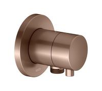 KEUCO IXMO Vanne d'inversion à encastrer 2 consommateurs, raccord de flexible avec poignée Comfort, sans arrêt, rosace ronde, 59556291101