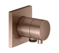 KEUCO IXMO Vanne d'inversion à encastrer 2 consommateurs, raccord de flexible avec poignée Comfort, sans arrêt, rosace carrée, 59556291102