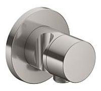 Keuco jeu de garnitures 59541070201 Inox -finish, raccord de tuyau / support de douche, poignée Pure, rond