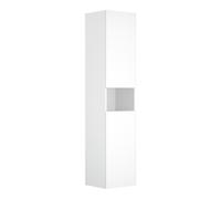 Keuco Keuco Armoire haute Stageline 40x180x36cm, laqué blanc, satiné, 2 portes, avec éclairage électrique Quantité:1