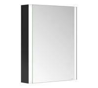 Keuco Keuco Armoire miroir 1 porte Somaris 65x73x13cm, en applique, raccord gauche, noir mat Quantité:1