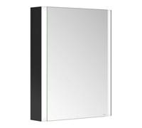 Keuco Keuco Armoire miroir 1 porte Somaris 65x73x13cm, WV, Hz, raccord gauche, noir mat Quantité:1