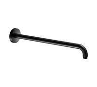 Keuco Keuco Bras de douche 450 mm, noir mat, raccord mural, rosace ronde Quantité:1