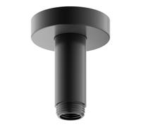 Bras de douche KEUCO, raccordement au plafond, rond, saillie 100 mm, 51689130100, Couleur: Chrome noir brossé
