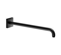Keuco Keuco Bras de douche A 450 mm, noir mat, raccord mural, rosace carrée Quantité:1