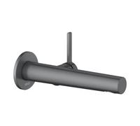 KEUCO Mitigeur monocommandé Edition 400 encastré mural saillie 197 mm Chrome noir brossé 51516131101