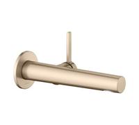 KEUCO EDITION 400 Mitigeur monocommandé pour lavabo, encastré pour montage mural, saillie 197mm, 51516031101, Couleur: Bronze brossé