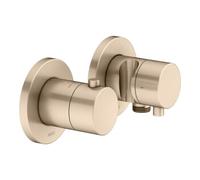 Keuco Edition 400 - Mitigeur thermostatique encastré, 2 sorties, bronze brossé 51553031221