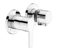 KEUCO - Mitigeur encastré Plan blue 53951011221 - 2 sorties, chromé, avec support de douche