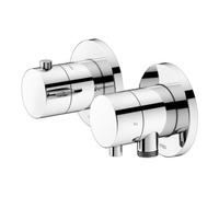 KEUCO Mitigeur thermostatique PLAN BLUE 53953011221 pour bain et douche encastré 2 voies chromé