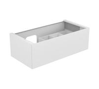 Keuco Keuco Meuble sous lavabo Edition 11 105x35x53,5 cm, avec LED, laque mat, verre blanc satiné Quantité:1