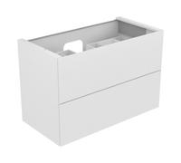 Keuco Keuco Meuble sous lavabo Edition 11 105x70x53,5 cm, laque satinée, verre satiné blanc Quantité:1