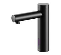 Keuco Keuco Mitigeur électronique de lavabo IXMO 130 noir mat, alimentation secteur, bec 124 mm Quantité:1