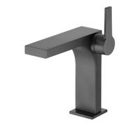KEUCO Mitigeur lavabo sur pied Edition 11 51102130000 – monocommande, chrome noir brossé
