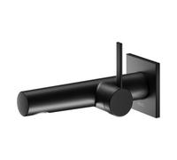 Keuco Keuco Mitigeur lavabo monocommande IXMO Pure A 165mm, noir mat, mural, rosace angulaire Quantité:1