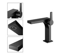 Keuco Keuco Mitigeur monocommande lavabo 150 Edition 11, bec 136 mm, sans garniture, noir mat Quantité:1