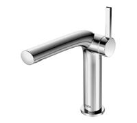 KEUCO Mitigeur lavabo Edition 400 150 – bec 153 mm – sans garniture de vidage – Chrome noir brossé