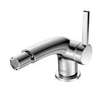 KEUCO EDITION 400 Mitigeur monocommandé pour bidet, saillie 127mm, avec garniture d'écoulement, 51509030000, Couleur: Bronze brossé