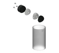 Keuco Reva - Récipient de rechange WC, noir mat 19964370008