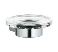 KEUCO PLAN porte-savon, avec coupelle en cristal véritable, chromé, 14955019000