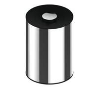 Keuco Keuco Poubelle Plan 5 l, couvercle gris noir, acier inoxydable Quantité:1