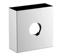 Keuco IXMO - Rosace de recouvrement rallongée 25 mm, chrome noir brossé 59545130282