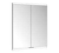 Keuco Keuco Spiegelschrank Royal Modular 2.0 700x700x120mm, sans prise, blanc, 2 portes, éclairé Quantité:1