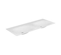 Keuco Keuco Varicor double lavabo Edition 11 arctique blanc s-mat, 210x53,5cm, sans robinetterie Quantité:1