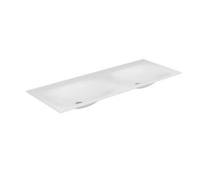 Keuco Keuco Varicor lavabo double Edition 11 arctique blanc mat, 280x53,5 cm, s/m, sans HL/ÜL Quantité:1