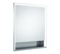 Keuco Keuco Vis pour panneau aggloméré porte courte Royal Lumos 65x73x13cm, An L, BL, Miroir Hz., avec Abl Quantité:1