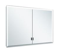Keuco Keuco Vis pour panneau de particules porte longue Royal Lumos 100x73x13cm, s/ouvr., WV, 2p., alu anodisé argent Quantité:1