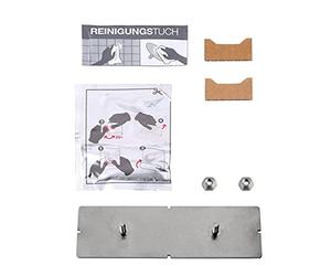 KEUCO Kit adhésif type 4 pour corbeille de douche Edition 11 et boîte à papier humide Elegance, à coller au lieu de percer, salle de bain ou WC d'invités