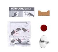Keuco Kit de collage type 5 pour patère et Porte-serviette Reva chromé | Kit à coller, sans perçage